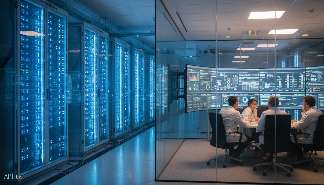 High-performance computing data center at Calivanta BioPharma